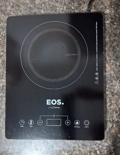 Cooktop Indução 1 Boca EOS Cheff Gourmet 2000W Bivolt Touch