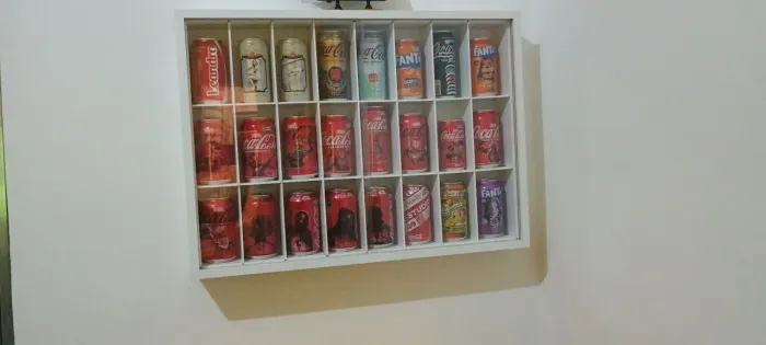 Coleção de latas