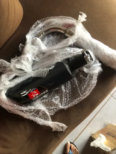 Escapamento de moto ?