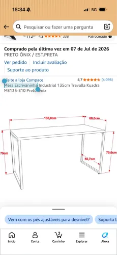 Mesa Escrivaninha