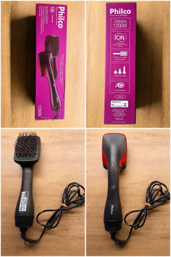 escova secadora philco soft brush 1200w