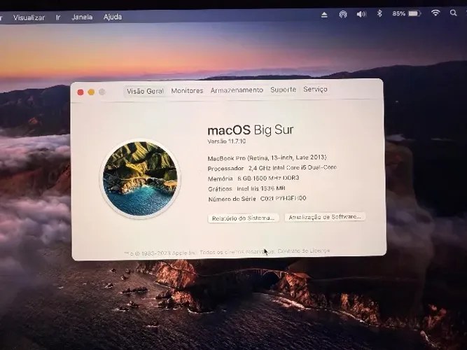 MacBook Pro Retina 13,3" Retina (A1502) | SSD 256GB | 8GB RAM | Caixa Original