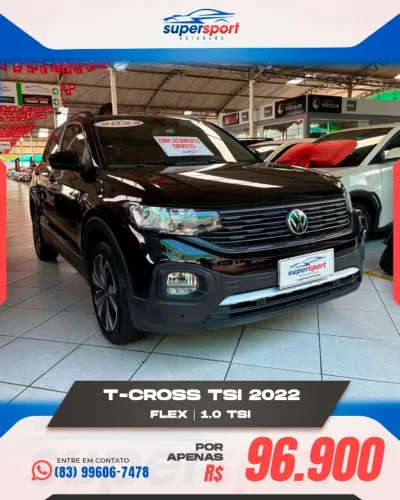 Volkswagen T-Cross 1.0 TSI Flex 12V 5P Aut. 2022