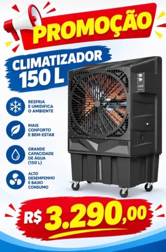 Climatizador industrial 150 lts