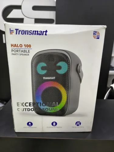 Vende novo lacrado Tronsmart Alto-falante Bluetooth portátil Halo 100 para