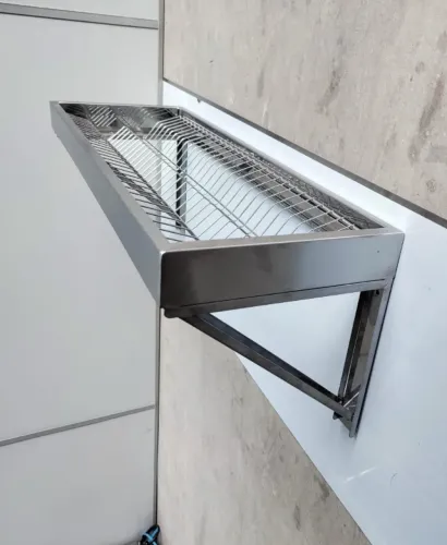 Escorredor de Pratos Inox 29 Pratos Aramado Cozinha Industrial