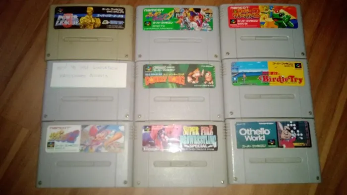 Cartuchos para Super Nintendo ou Super Famicom