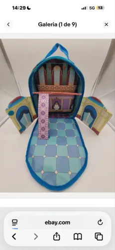 CASTELO MOCHILA Princesa BRANCA DE NEVE