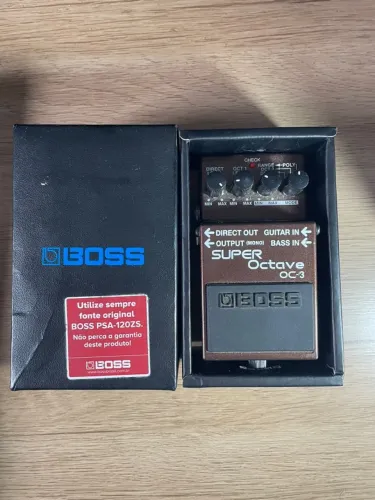 Pedal Boss OC-3 Super Octave - Com Caixa Original