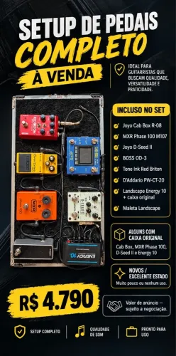 Pedais para guitarra