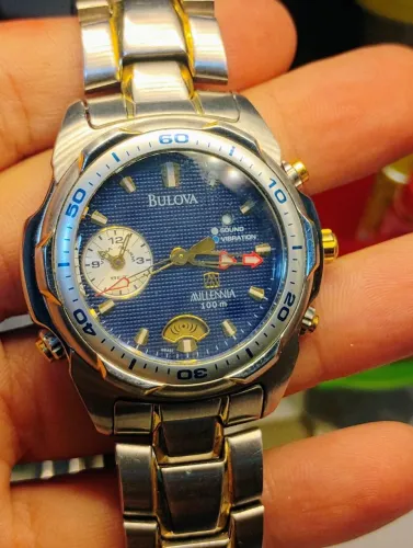 BULOVA MILLENNIA ALARME RARIDADE