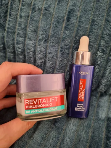 Combo L'Oréal Revitalift Sérum e Creme Facial