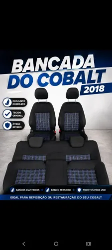 Bancada do Cobalt de tecido 800