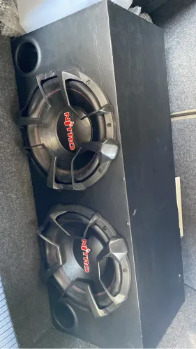 Caixa Nitro 12 700wRMS + módulo 