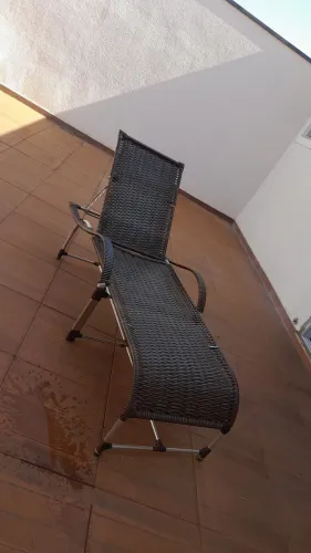 Vende-se cadeira de.piscina ,aluminiode fibra