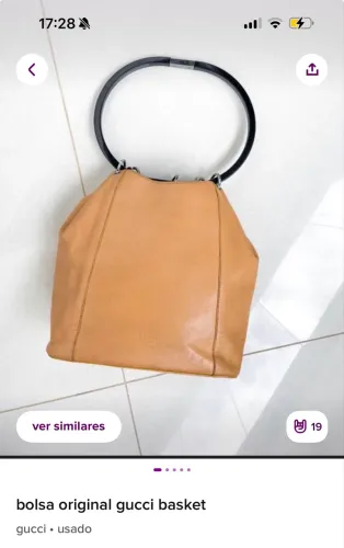 Bolsa original Gucci basket 