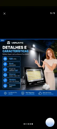 Kit 2 refletores super led 400w IP67 Bivolt