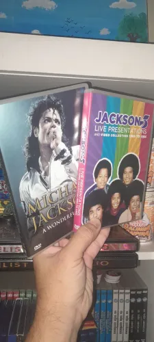 DVD Michael Jackson A Wonderful Life e DVD Jackson 5 Live