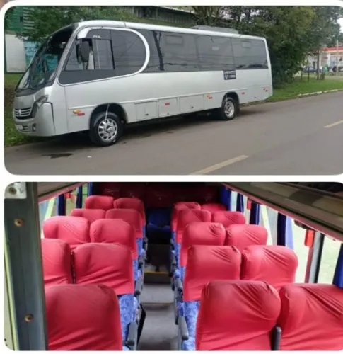 Vendo micro ônibus Comil Piá, ano 08, Cummins, ar gelando, 6 pneus novos nenhum recapado)