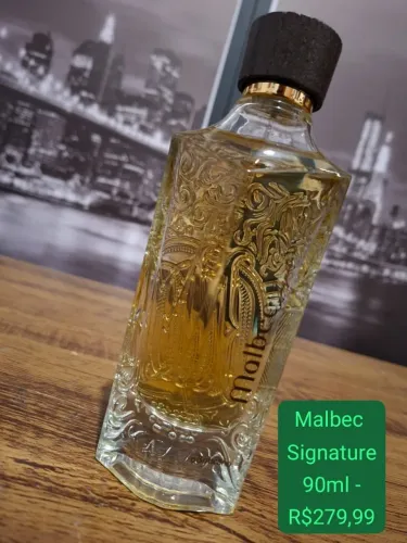 Perfume malbec signature na caixa novo