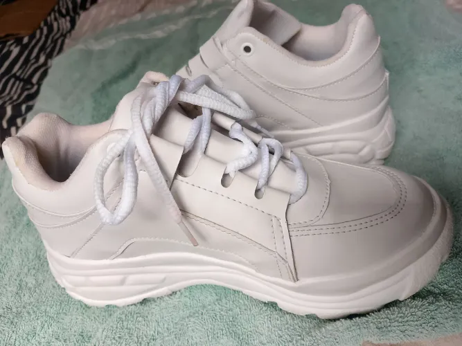 Tênis feminino branco n37