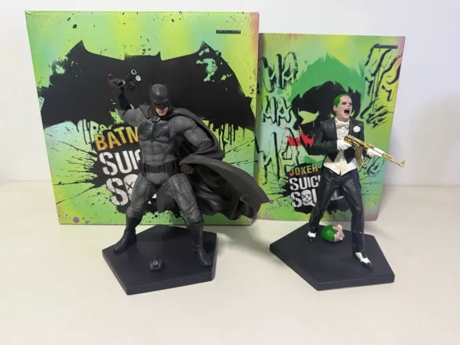 Batman e Coringa Esquadrão Suicida - Iron Studios