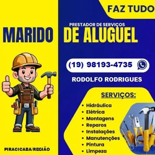 Marido de aluguel eletricista/encanador