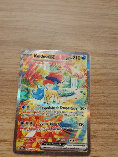 Keldeo EX em ótimo estado nunca saiu dos islivi