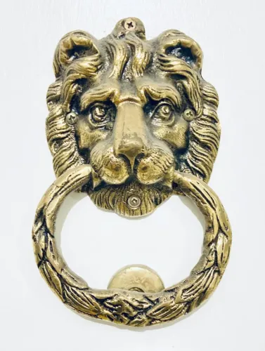 Aldrava de Leão batedor de porta