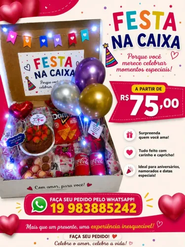 ?Peça já sua Festa na Caixa ?