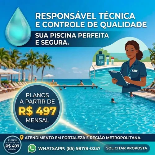 Responsável Técnica para Piscinas | Controle da Qualidade da Água