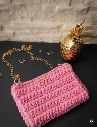 Bolsa Rosa chiclete