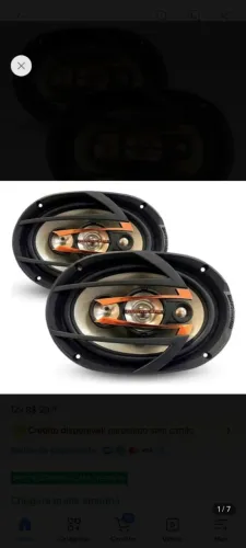 Par de 6x9 Hurricane qr69. 300 rms. Na caixa. 180 reais