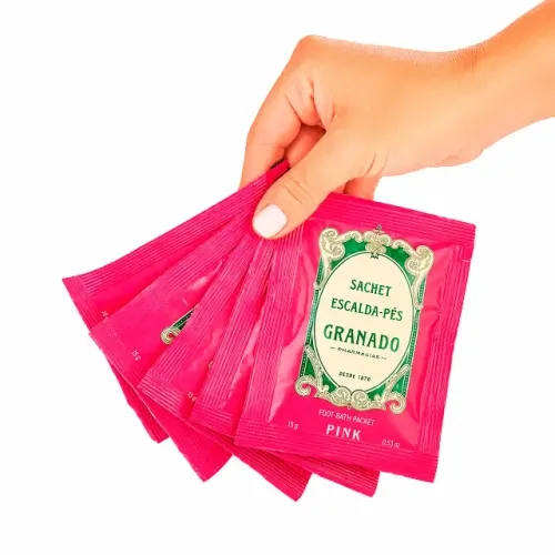 Kit C/ 5 Saches Granado Escalda Pés Pink 5x 15 Gramas - CM0066