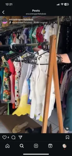 Lote de roupas para brechó 