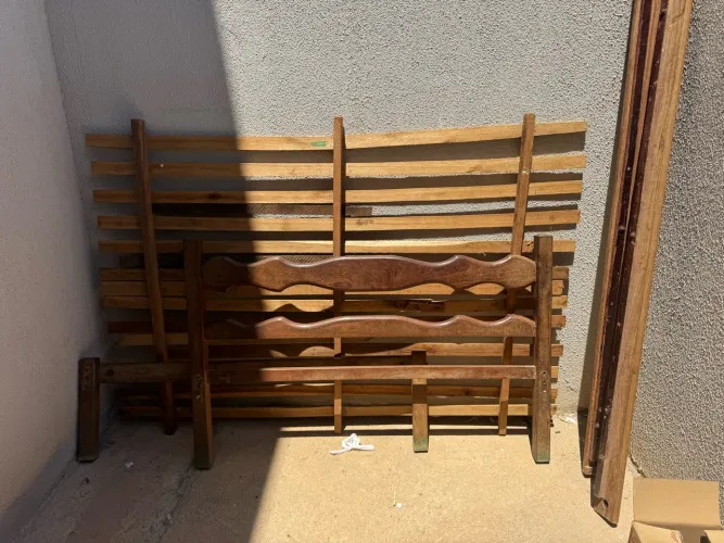 Cama de casal desapego