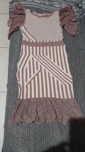 Lindo vestido de linha