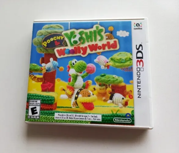 Poochy and Yoshi's Woolly World Completo Nintendo 3DS Raro