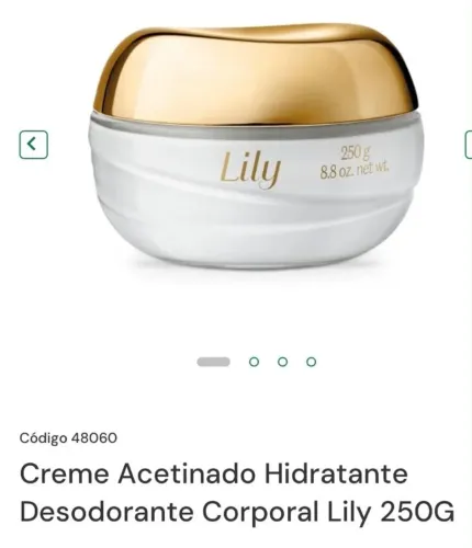 Creme hidratante da o Boticário