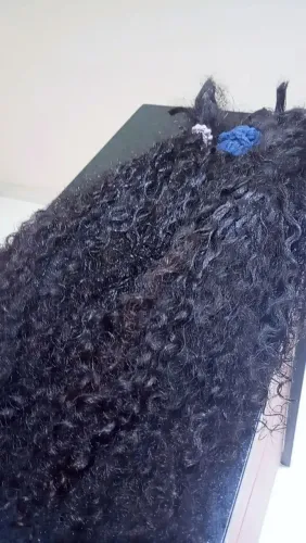 Cabelo cacheado 360 gramas 50 cm