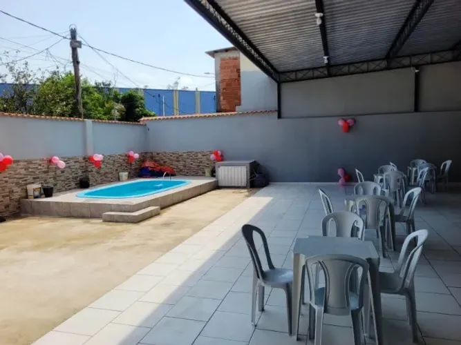 SALÃO DE FESTAS COM PISCINA À VENDA - CAMPO GRANDE/RJ