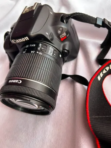 Canon EOS Rebel SL1 + 2 Lentes Canon + flash