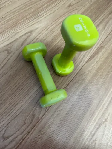Par de Halteres 1kg Domyos Academia Musculação