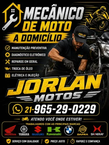 Mecânico de moto a domicílio 