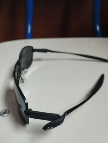 Óculos Oakley Square original linha Wire polarizado<br>Gauge 8<br>Prizm Black polarized