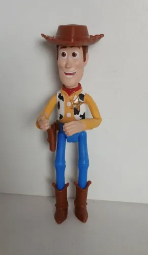BONECO MINIATURA ORIGINAL TOY STORY WOODY MATTEL ARTICULADO