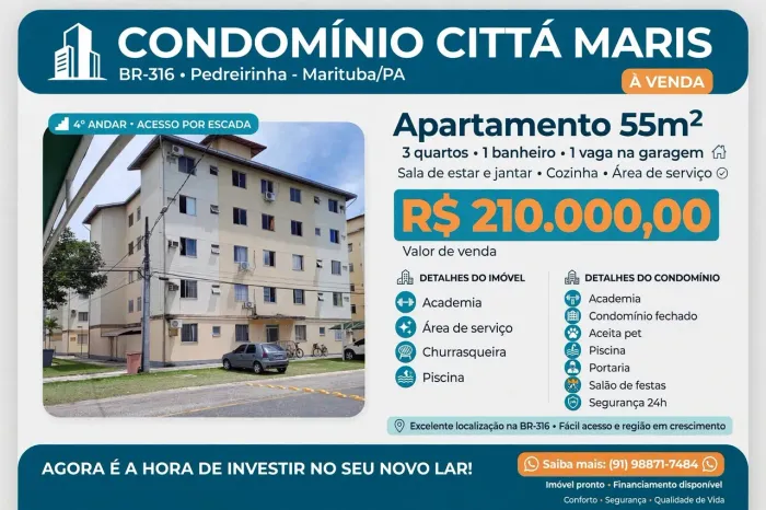 Residencial Citta Maris 3 Quartos