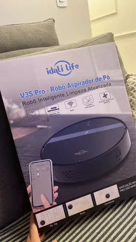 Robô aspirador de pó inteligente com sensores anti-queda IDALI LIFE