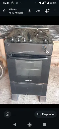 Fogão bom pouco tempo de usso
