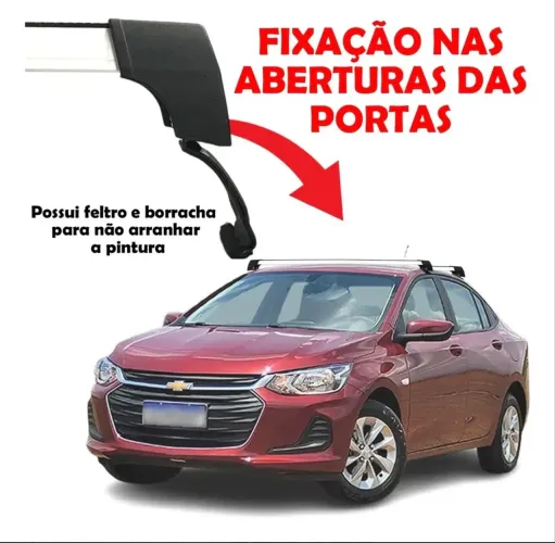 Rack Teto Bagageiro Novo Onix Plus Sedan 2021 2022 2023 2024